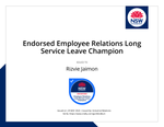 NSW Government - Endorsed Employee Relations Long Service Leave Champion