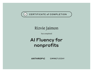 Anthropic - AI Fluency for Nonprofits
