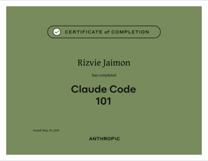 Anthropic - Claude Code 101